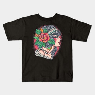 Mexican flower Kids T-Shirt